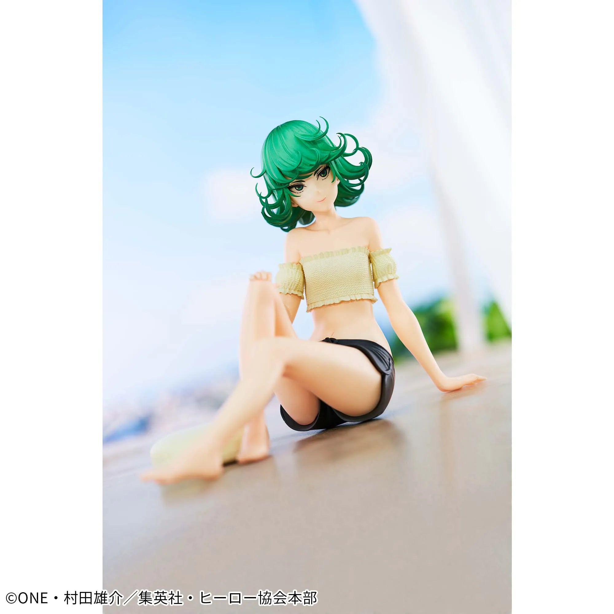 Bandai ONE PUNCH MAN Tornado of Terror Tatsumaki Action Figures Model Relax Time BANPRESTO Amusement Figures Original