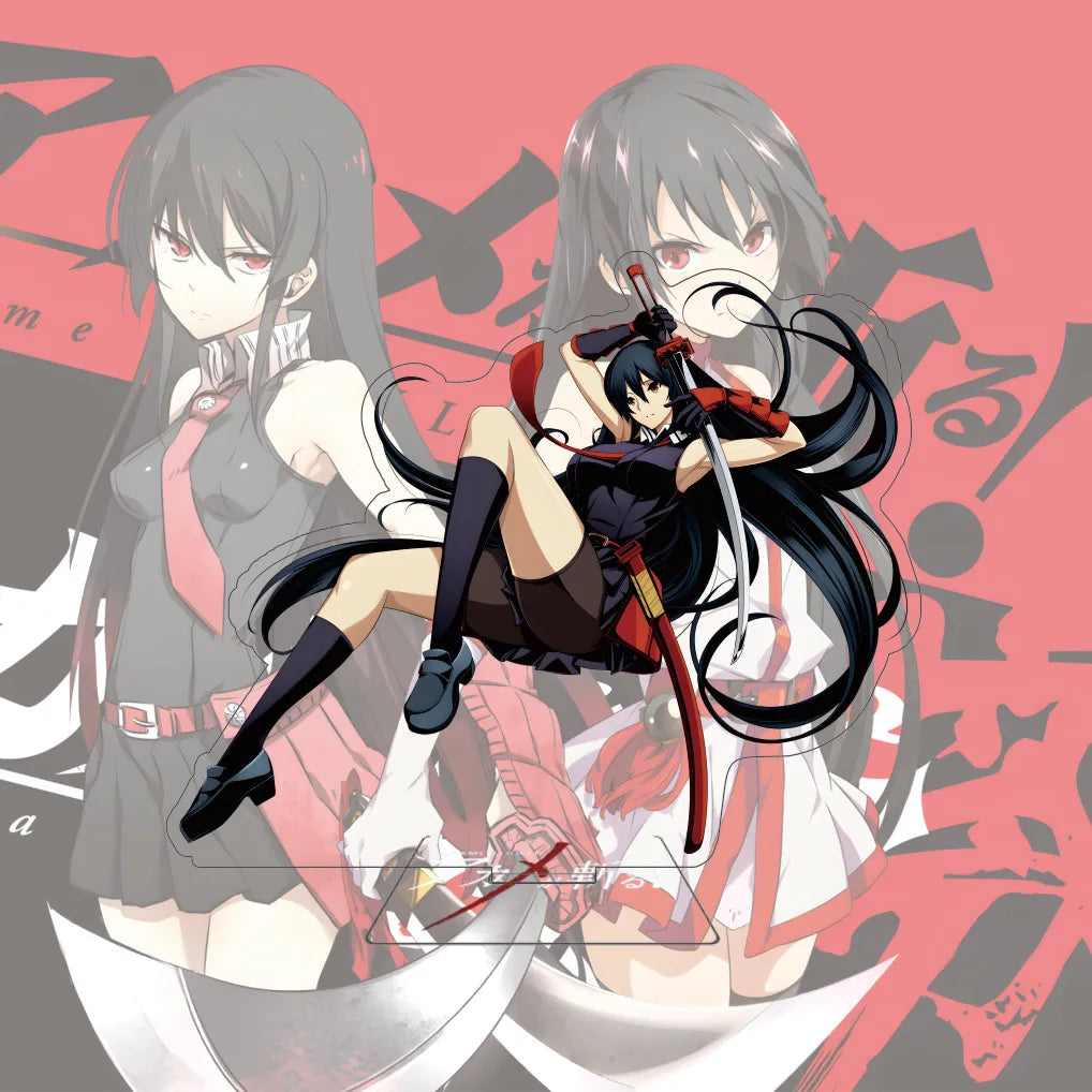 Anime Akame ga KILL 15cm Acrylic Stand Model Cosplay Characters Ornament Accessories Goods Collection Gifts