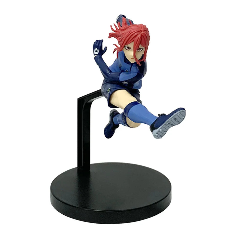 13cm Blue Lock Anime Figure Blue Football Uniform Nagi Seishirou Action Figure Itoshi Rin Figurine PVC Collection Model Doll Toy