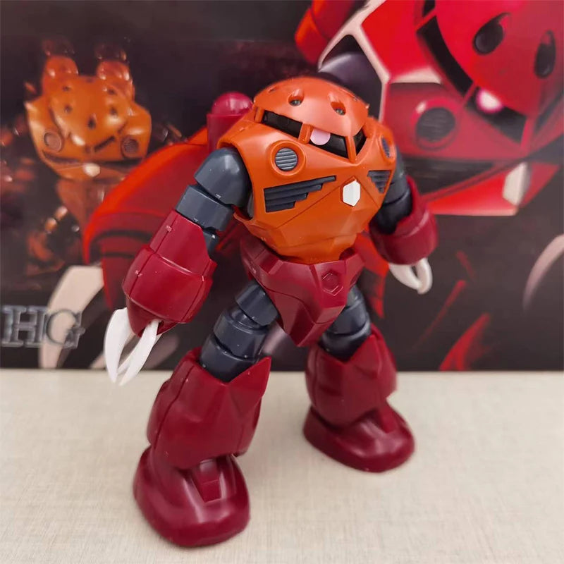 GUNDAM Animation Game Peripheral Toys HG 1/144 ZAKU BLACK TRI-STARS Assembly Movable Anime Action Model Figures Collection