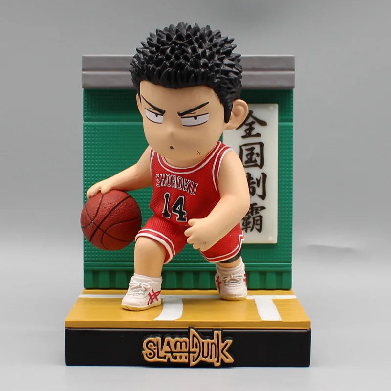 5pcs set Slam Dunk Anime FiguresSakuragi Hanamichi Rukawa Kaede Akagi Takenori Figurine PVC Statue Doll Figure Model Toys Gifts