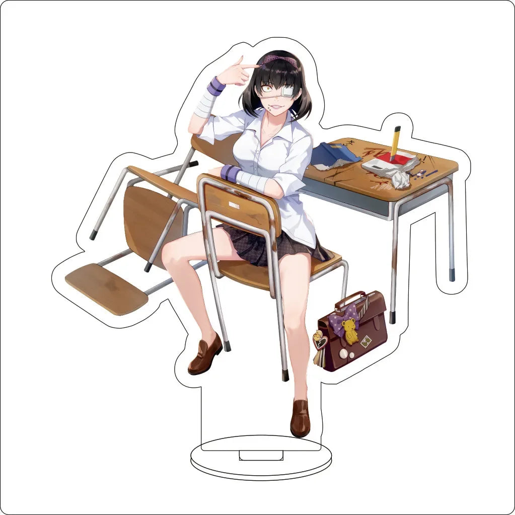 Anime Kakegurui Acrylic Stand Ornaments Momobami Kirari Saotome Meari Ryōta Suzui Jabami Yumeko Figure Stand Halloween Gifts