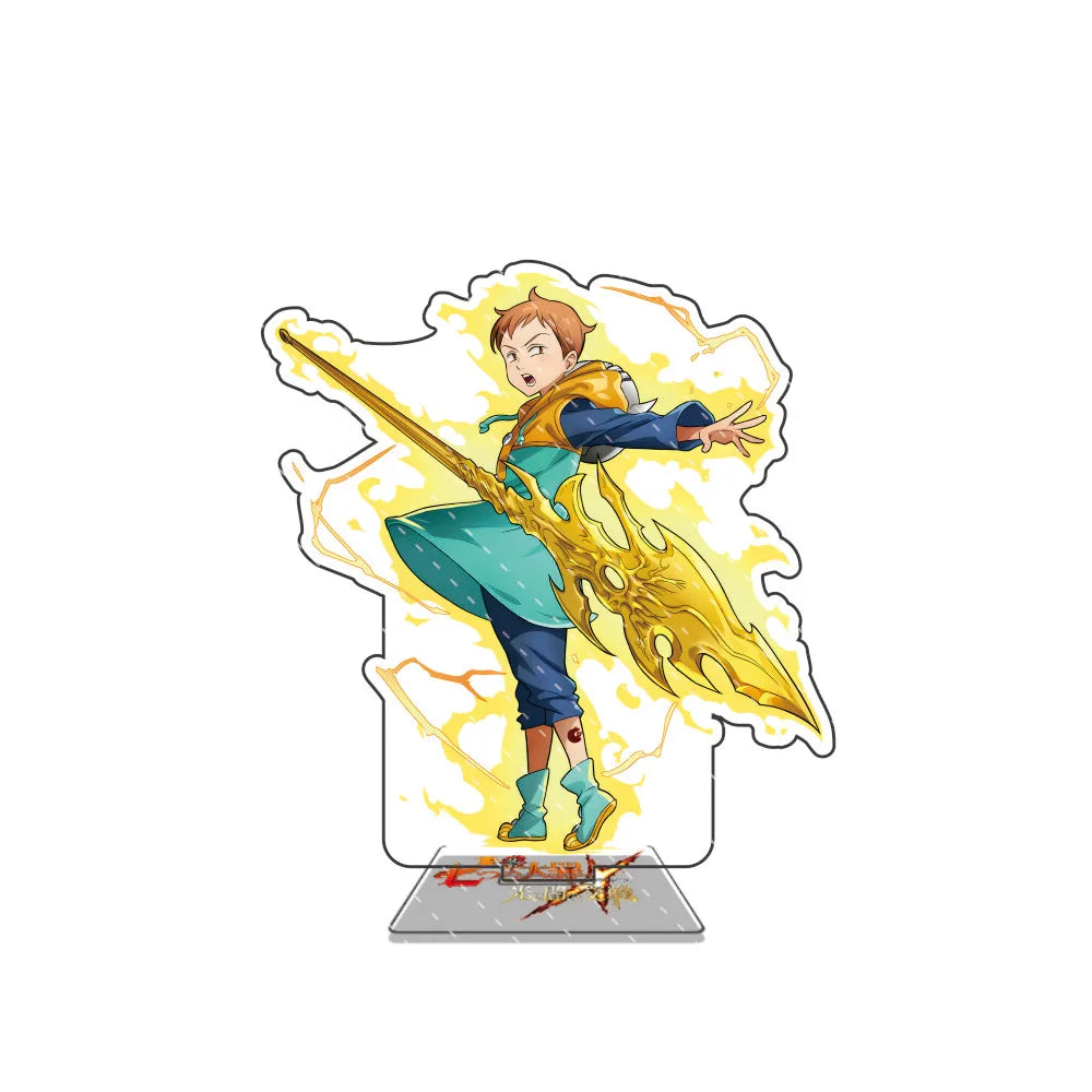 Anime The Seven Deadly Sins 15cm Acrylic Stand Model Figure Cosplay Plate Holder Topper Fans Christmas Desk Decor Gift