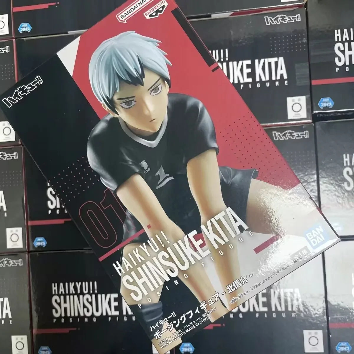 Bandai Haikyuu!! Tobio Kageyama Kotaro Bokuto Kei Tsukishima Yu Nishinoya Shinsuke Kita Kenma Kozume Collectible Ornaments Toys