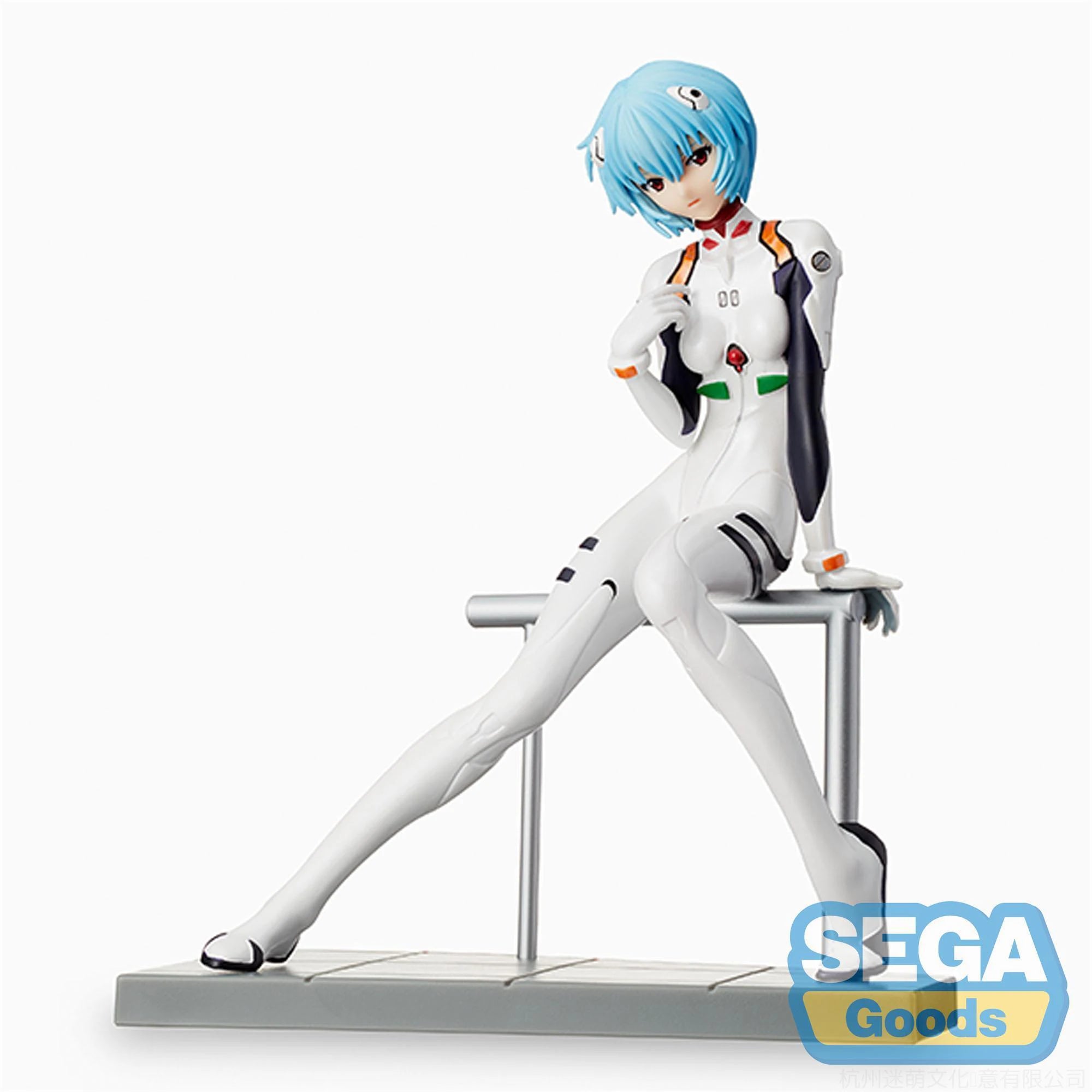 In Stock Original SEGA NEON GENESIS EVANGELION Ayanami Rei PVC Anime Figures Action Figure Model Toys Christmas Gift