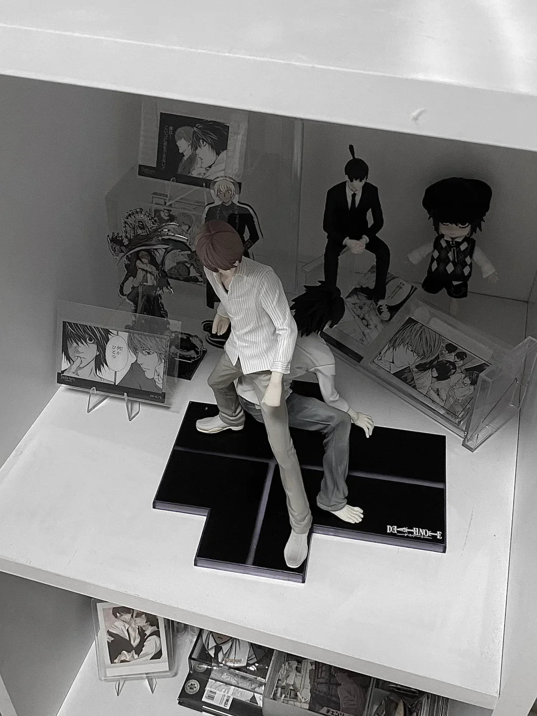 Anime Death Note L Lawliet Figure Yagami Action Figure Figurine Collectible Model Doll Toys Boy Birthday Gift Desktop Decoration