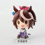 Original Q Version Uma Musume Pretty Derby Tokai Teio Golden Ship Teio Mejiro Mai Candy Toy2nd Wave Mini Figure Model Toys