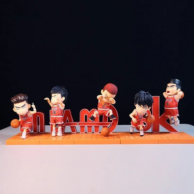 Slam Dunk Anime Figure Sakuragi Hanamichi Akagi Takenori Rukawa Kaede Ryota Miyagi Mitsui Model Collection Desktop Ornament Toys