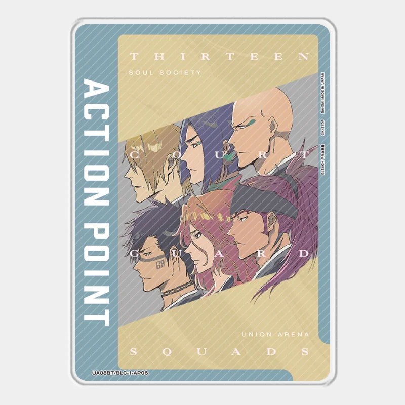 UA Bleach Thousand-Year Blood War Acrylic Card Toushirou Kurosaki Ichigo Kuchiki Rukia Nodt Cards Anime Game Collection Toy Gift