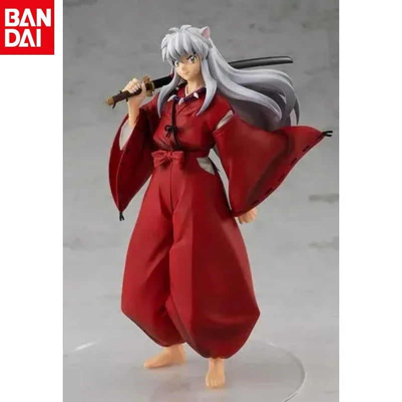 BANDAI Brand New Genuine Inuyasha Sesshoumaru Japanese Anime Figures Action Figurine Animation Characters Toy Kids Brinquedos