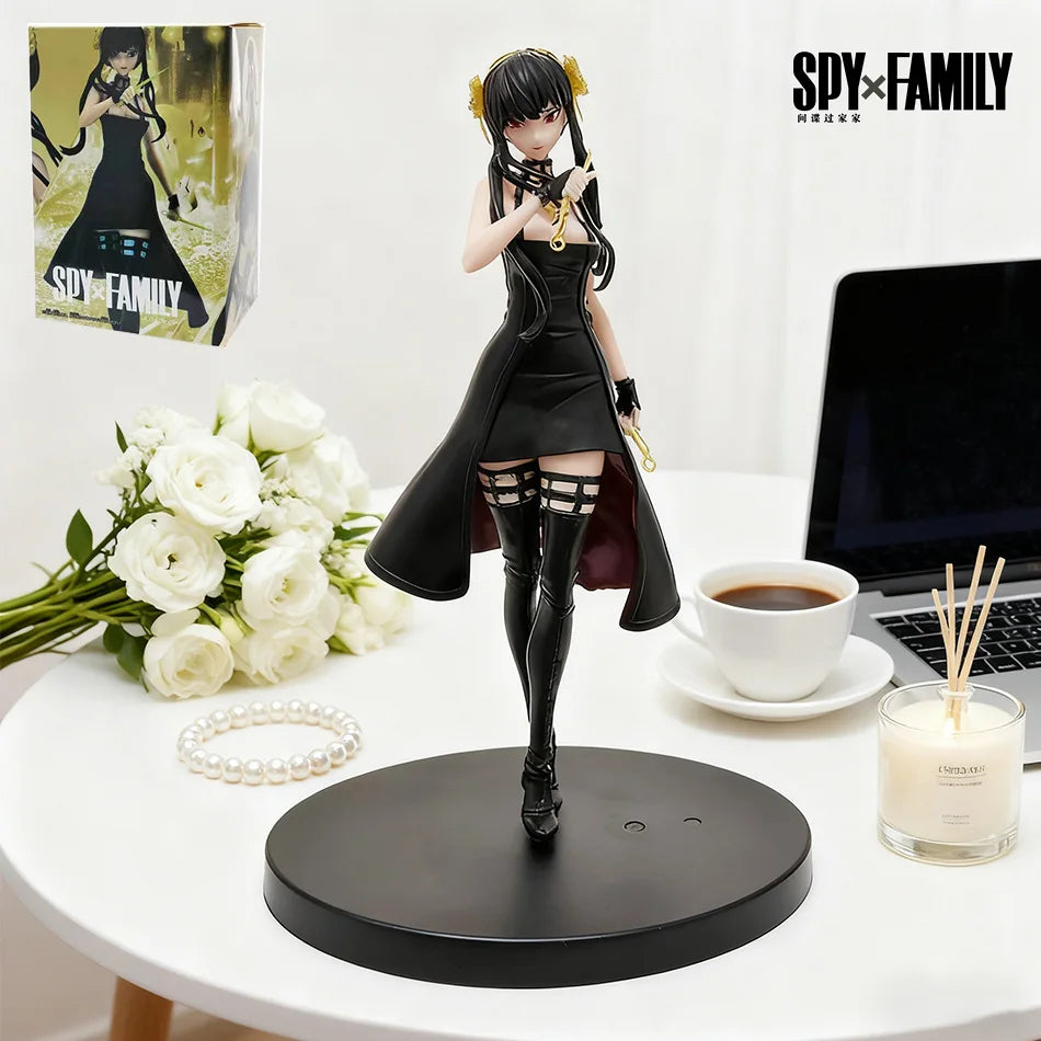 SPY×FAMILY Anime Figure Kawai Anya Forger Yor Forger Action Figures Christmas gift Standing Figurine Collectible Model Doll Toys