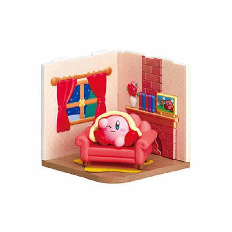 Re-Ment Original Star Kirby Wonder Room Collection Action Figure Anime Kawaii Creative Kirby Toy Ornament Box Egg Hobbies Toy