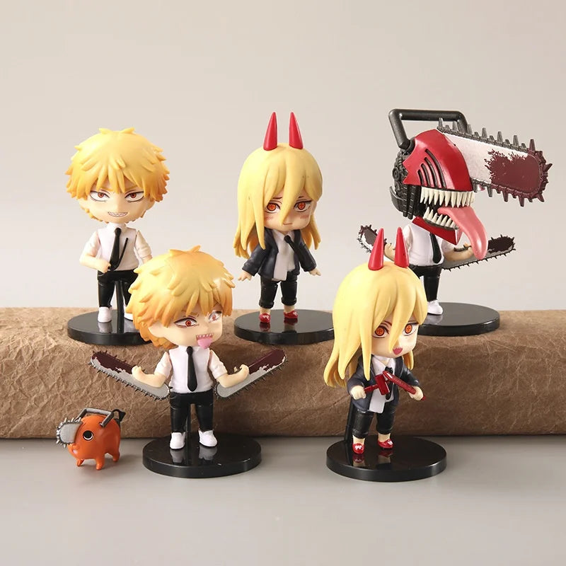 Chainsaw Man Figure 2d Anime Cartoon Chainsaw Dog Doll Toy Decoration Trendy Play Gift High Quality
