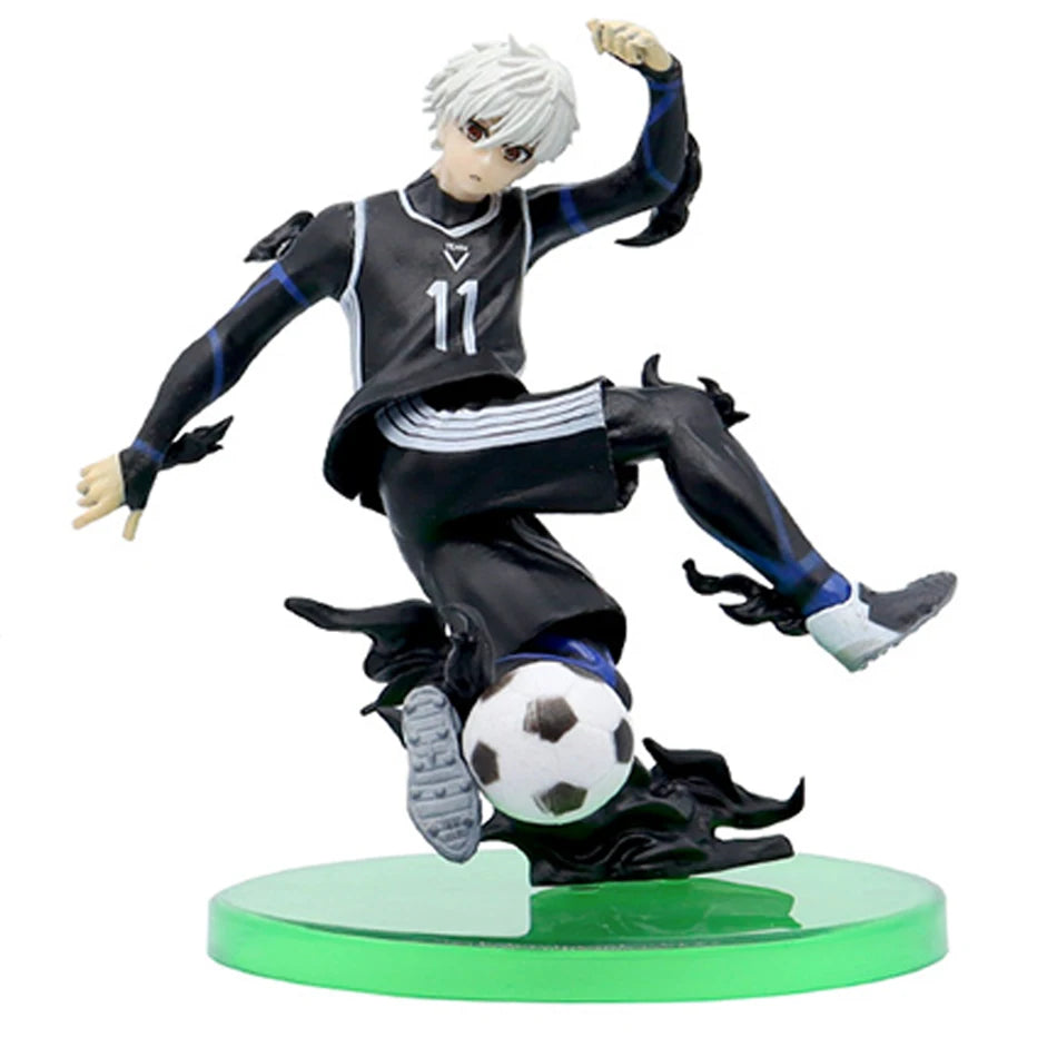 BLUE LOCK Anime Isagi Yoichi Seishiro Bachira Meguru Bachira Meguru Mikage Reo PVC Action Figures Anime Cartoon Model Toy Gift