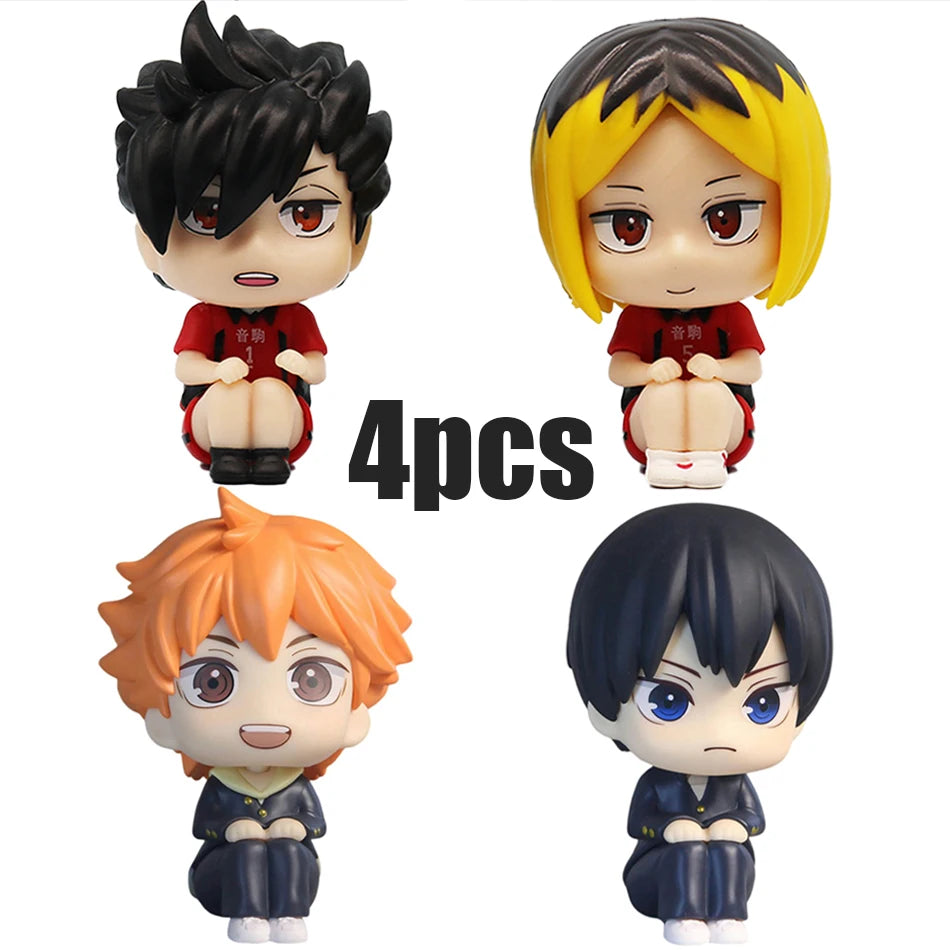 Anime Figures Haikyuu!! Shoyo Hinata Action Figures PVC Tobio Kageyama Toys for Children Collector Haikyu Model Birthday Gifts