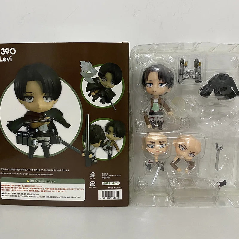 Anime Figures 775 Erwin Smith 390 417 Figures Levi Eren Jaeger 375 Levi Ackerman 365 2000 2001 Action Figure Toys Christmas Gift