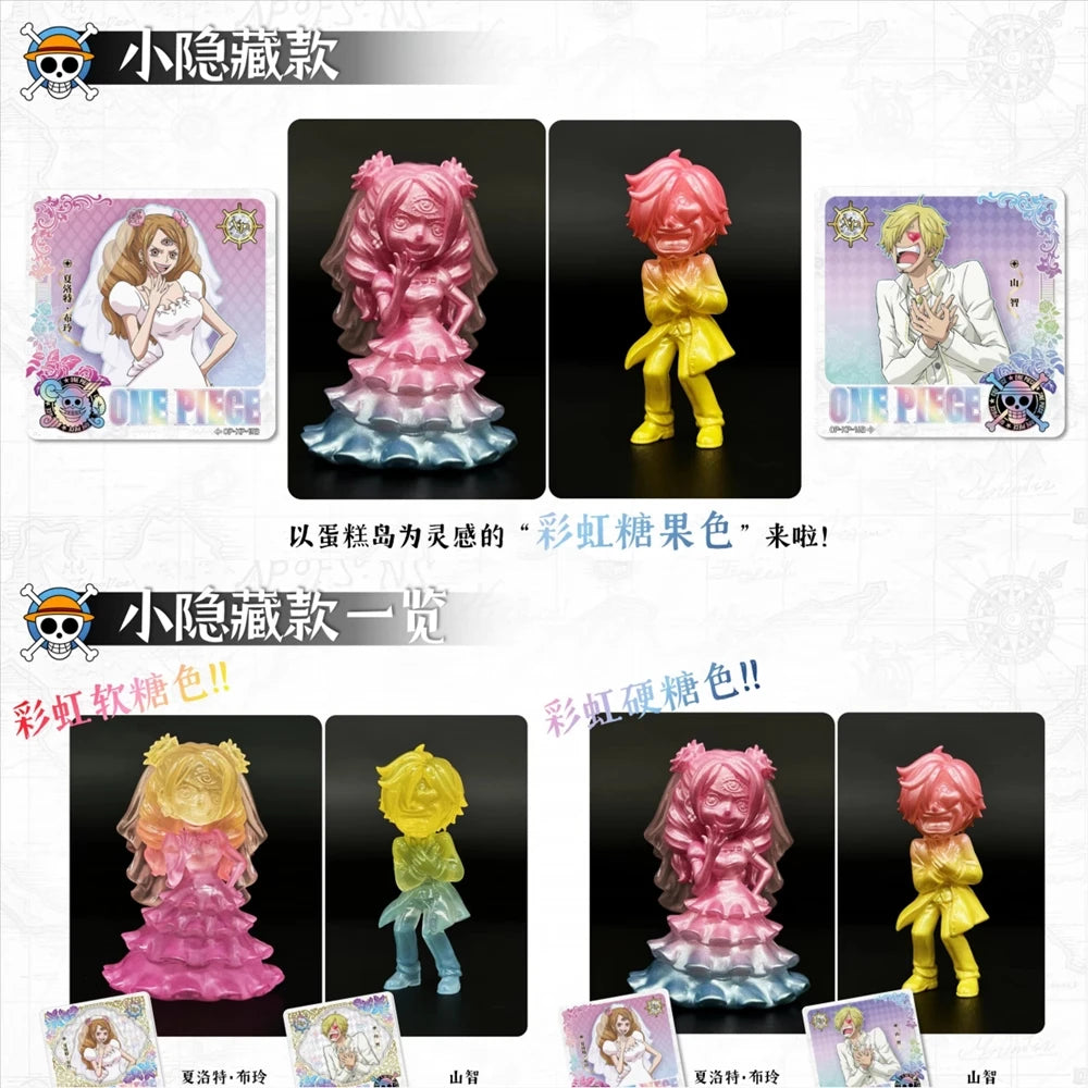 Kayou One Piece Blind box Rubber Figures Thousand Sunny One Piece Ship Figure Luffy Model Toy Birthday Gifts