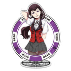 Anime Kakegurui Acrylic Mini Cute Stand figure Mary Saotome/Yumeko Jabami Stand Plate Cosplay Prop Decor Cartoons Gifts