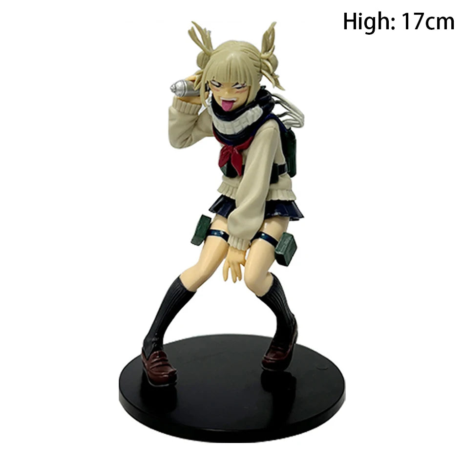 My Hero Academia Boku no Hero Academia Himiko Toga JK PVC Action Figure Age of Heroes Deku Fighter Collectible Model 18cm