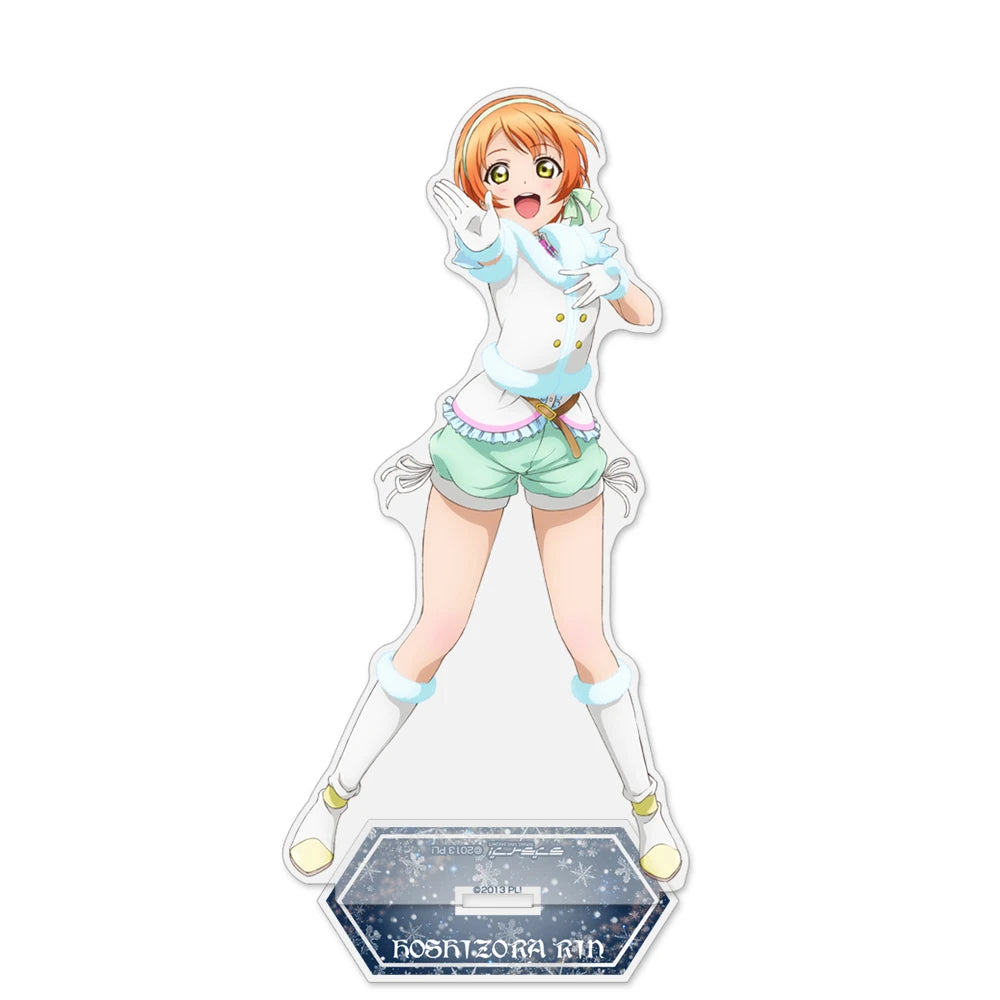 Romantic anime Love Live! Snow halation Version Acrylic standing sign Desktop ornament Friends fans Festival gifts 15cm