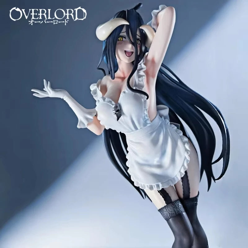 Genuine OVERLORD Albedo Maid Outfit elCOCO Model Toys 1/7 Anime  Figure Toys Desktop Collection Boys Festival Gifts