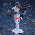 In Stock Bandai Original Genuine Anime Overlord IV Albedo Pure White Demon 20cm Collections Model Toys Banpresto Figures Gift