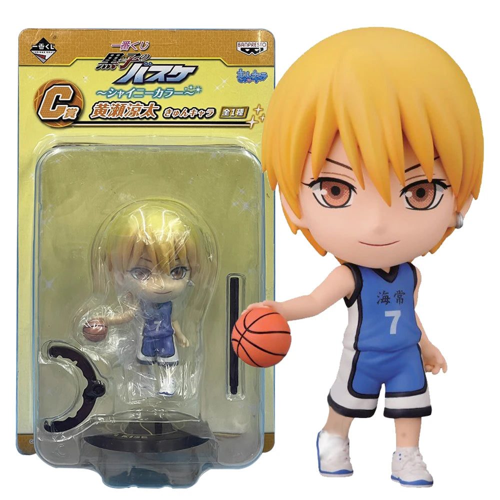 10CM Anime Kuroko's Basketball Kuroko Tetsuya Figure Kagami Taiga Standing Model Toy Gift Aomine Daiki Aciton Figure Set Doll