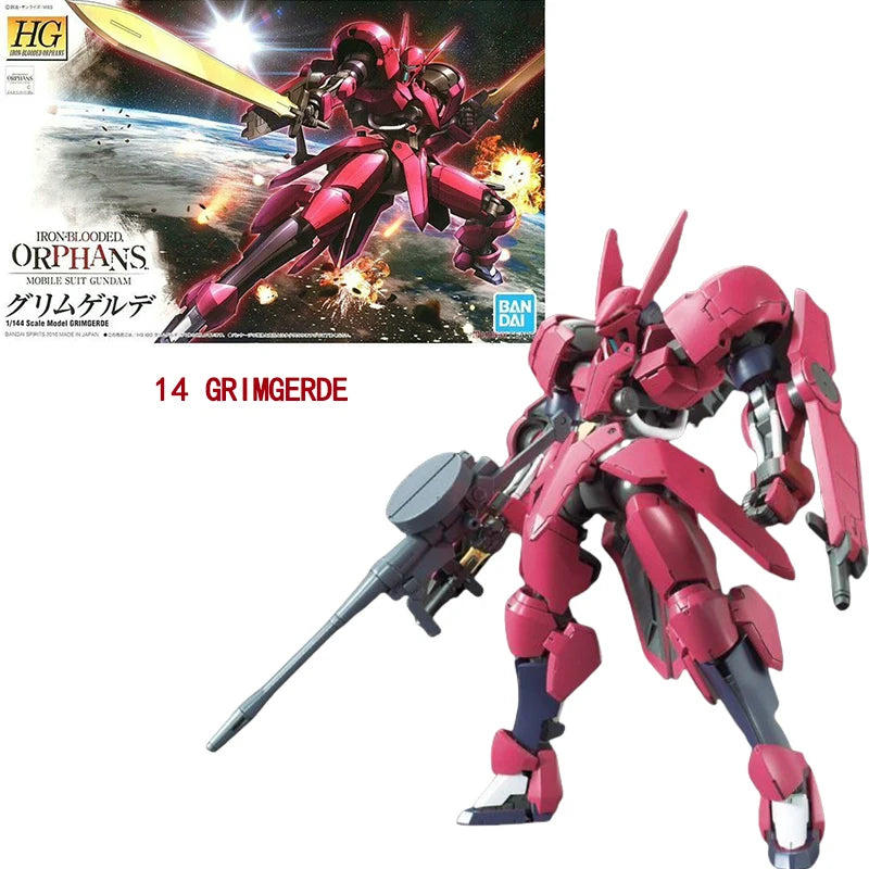 Bandai Genuine HG IBO 1/144 GUNDAM Barbatos Gusion Hajiroboshi Astaroth Anime Action Figure Collectible Assembly Model Toys Gift