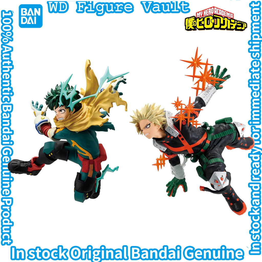 Original Bandai GiGO My Hero Academia Figure Izuku Midoriya Katsuki Bakugo  All For One All Might Figure Anime Model Toy