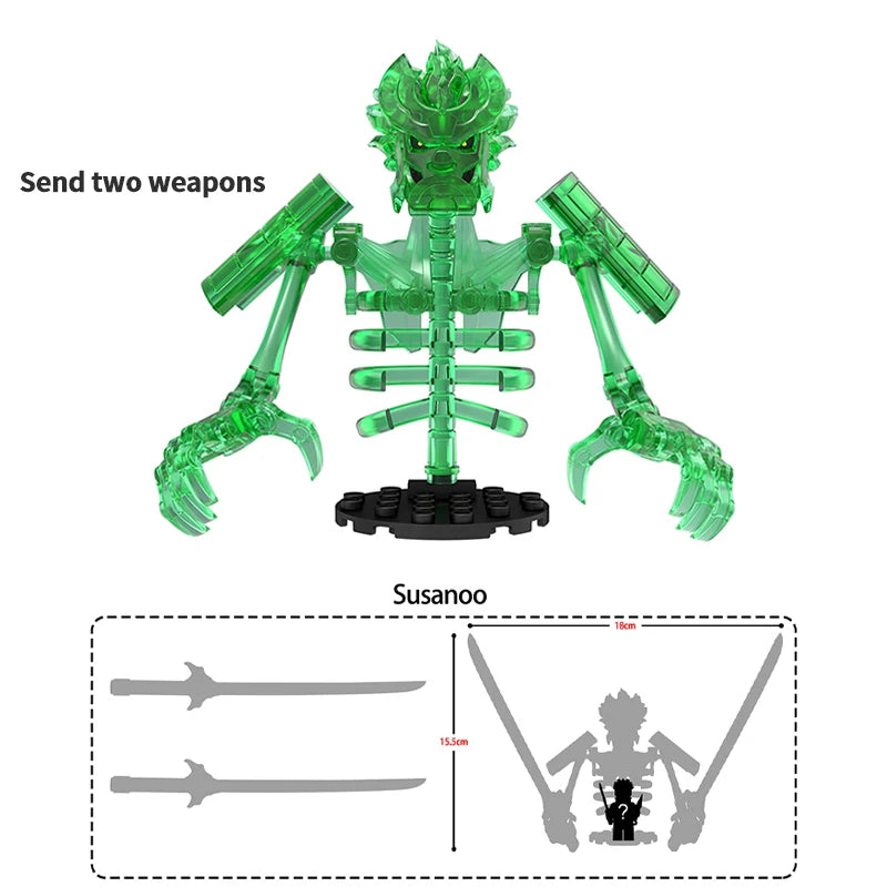 Naruto Animation Game Peripheral Toys Susanoo Sasuke Itachi Kakashi Obito Madara Shisui Anime Action Model Figures Collection