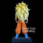 31.5cm/12.4in Anime Dragon Ball Figure Super Saiyan 3 Goku Action Figures Pvc Collection Model Toys for Children Gifts