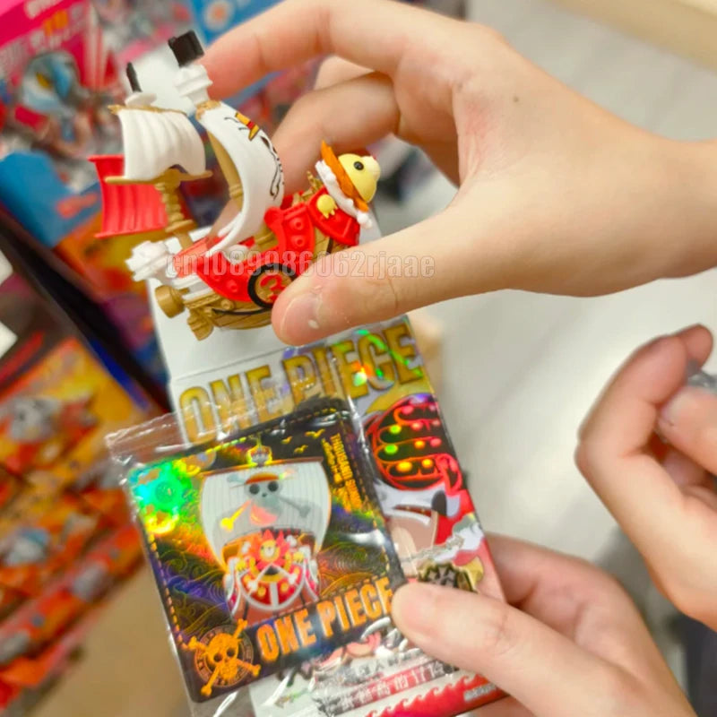 Original Kayou One Piece Series Mini Rubber Doll Model Rare Card Figure Anime Hobby Gift Toy Blind Box Big Hidden Luffy Xp Card