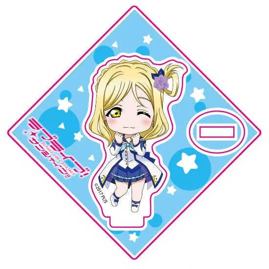 Fans Gifts Popular Anime LoveLive! Sunshine!!HD characters Mini Acrylic Stand Desktop Ornament birthday present Series About10cm