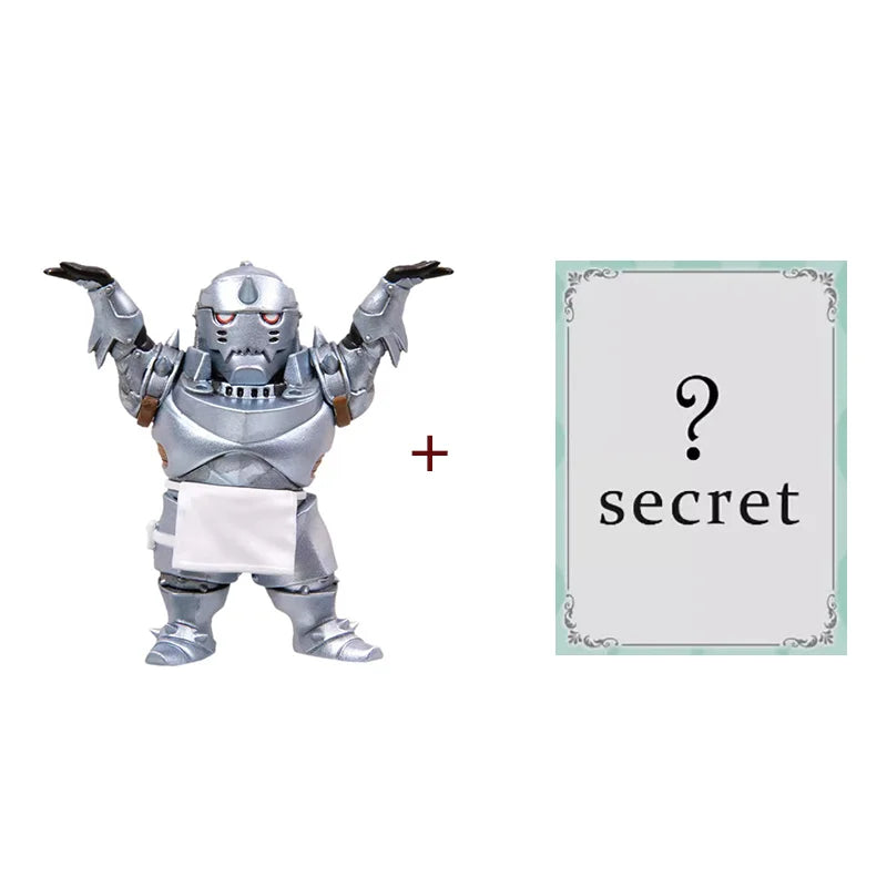 Genuine Original Fullmetal Alchemist Pen Holder Gashapon Toy Alphonse Elric Edward Elric Roy Mustang Figure Model Kids Gift