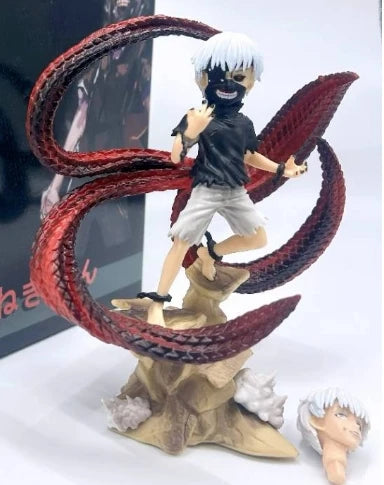 Half Kakuja KEN KANEKI TOKOYO GHOUL with 2 Heads 16cm Collection Figure Toys