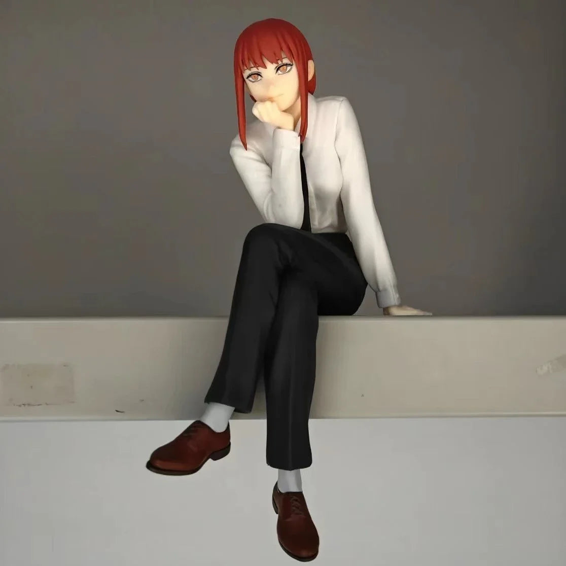 Chainsaw Man Figure Makima Anime 14cm Noodle Stopper Figure Model Toys For Girl Birthday Gifts Dropshipping Replica