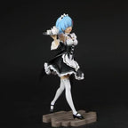21cm Re:Zero Rem & Ram Maid Ver. Anime Figure - Twin Statue Set, Fans Collection, Desktop Decoration Ornament Toy