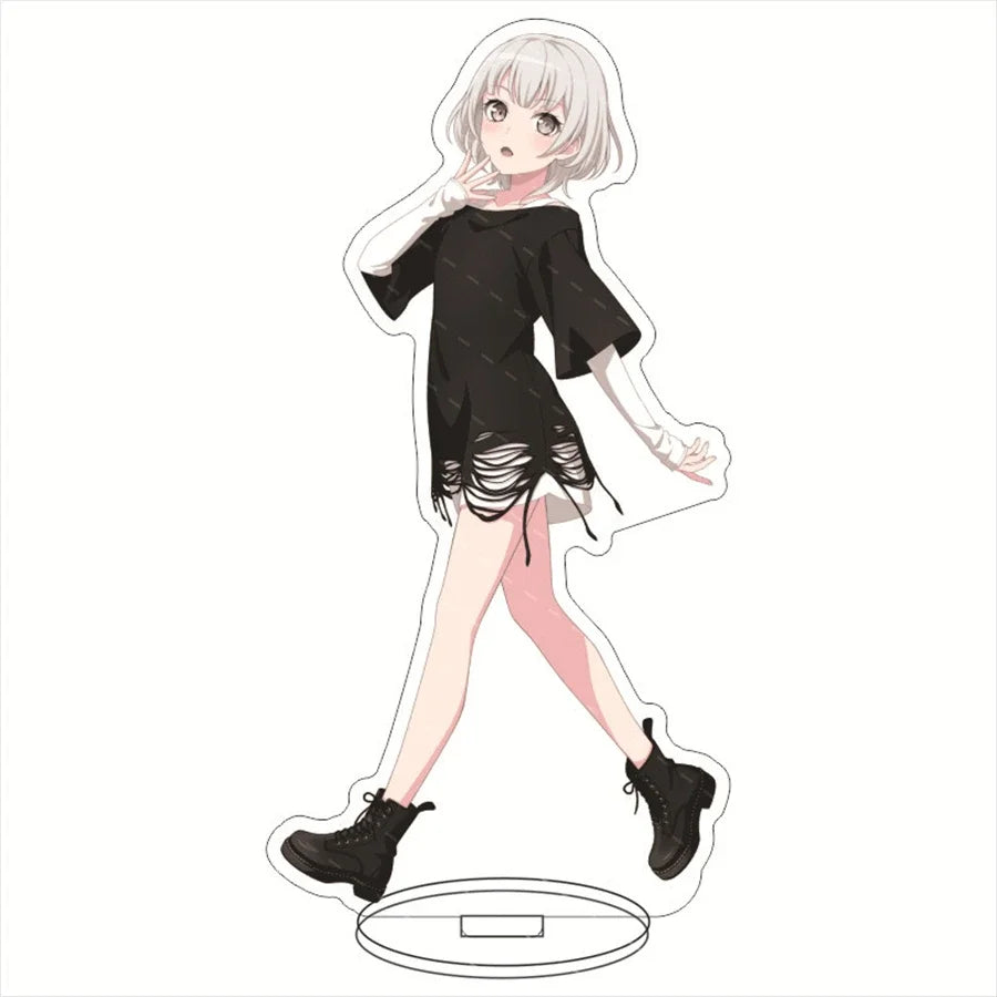 Anime Figure BanG Dream Maruyama Aya Sayo Hikawa Cosplay Acrylic Stand Model Plate Desk Decor Standing Sign Keychain Gifts