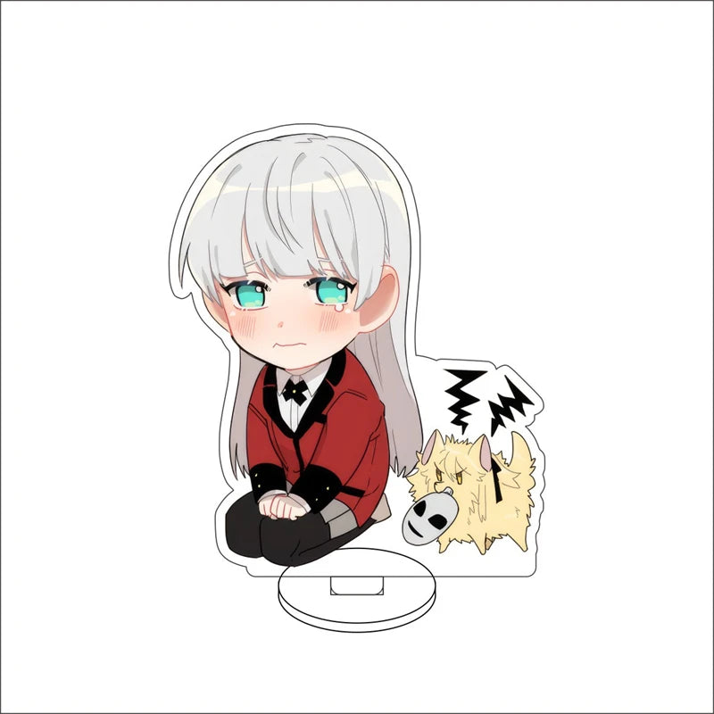 Anime Kakegurui Acrylic Standee Mary Saotome & Yumeko Jabami 10cm Mini Figure  Collectible Plate, Fan Decor, Gifts