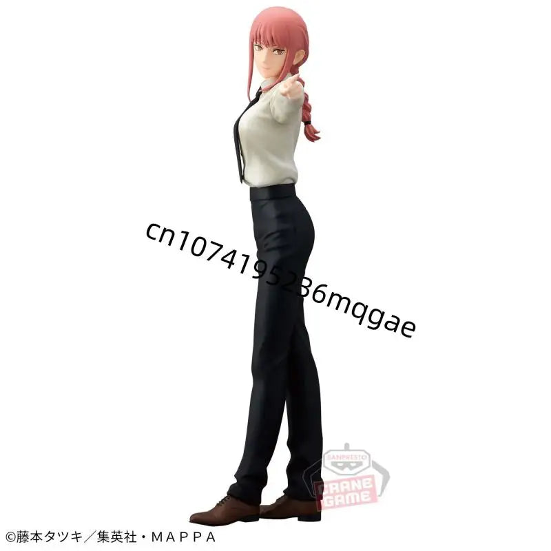 In stock Bandai BANPRESTO Chainsaw Man Power Makima GLITTER & GLAMOURS Anime Action Figures Model Collections Decorations Gift