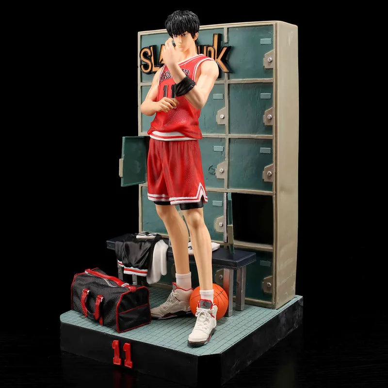 SLAM DUNK Rukawa Kaede #11 Anime Figurine Model Gk Action Figure 33cm High PVCOversize Statue Collection Toy Figma