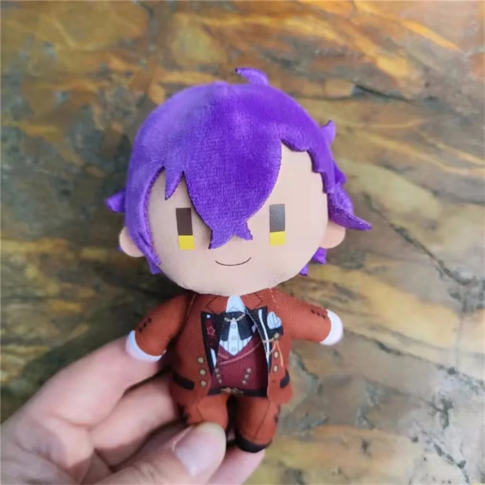 15cm Anime Game Ensemble Stars Tenshouin Eichi kagehira mika Hibiki Wataru Sakuma Rei Plush Toys Doll Figure Cartoon Kids Gift