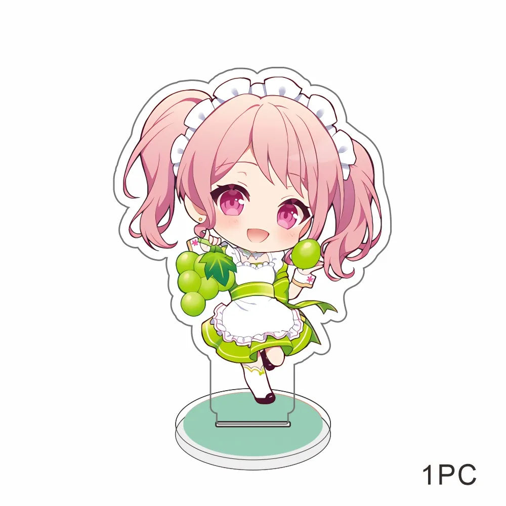 BanG Dream!  Anime Acrylic Figures Stand Model Friends Keychain Fans Gifts Sakiko Soyo Display Keychain Ornaments Sweet Girl
