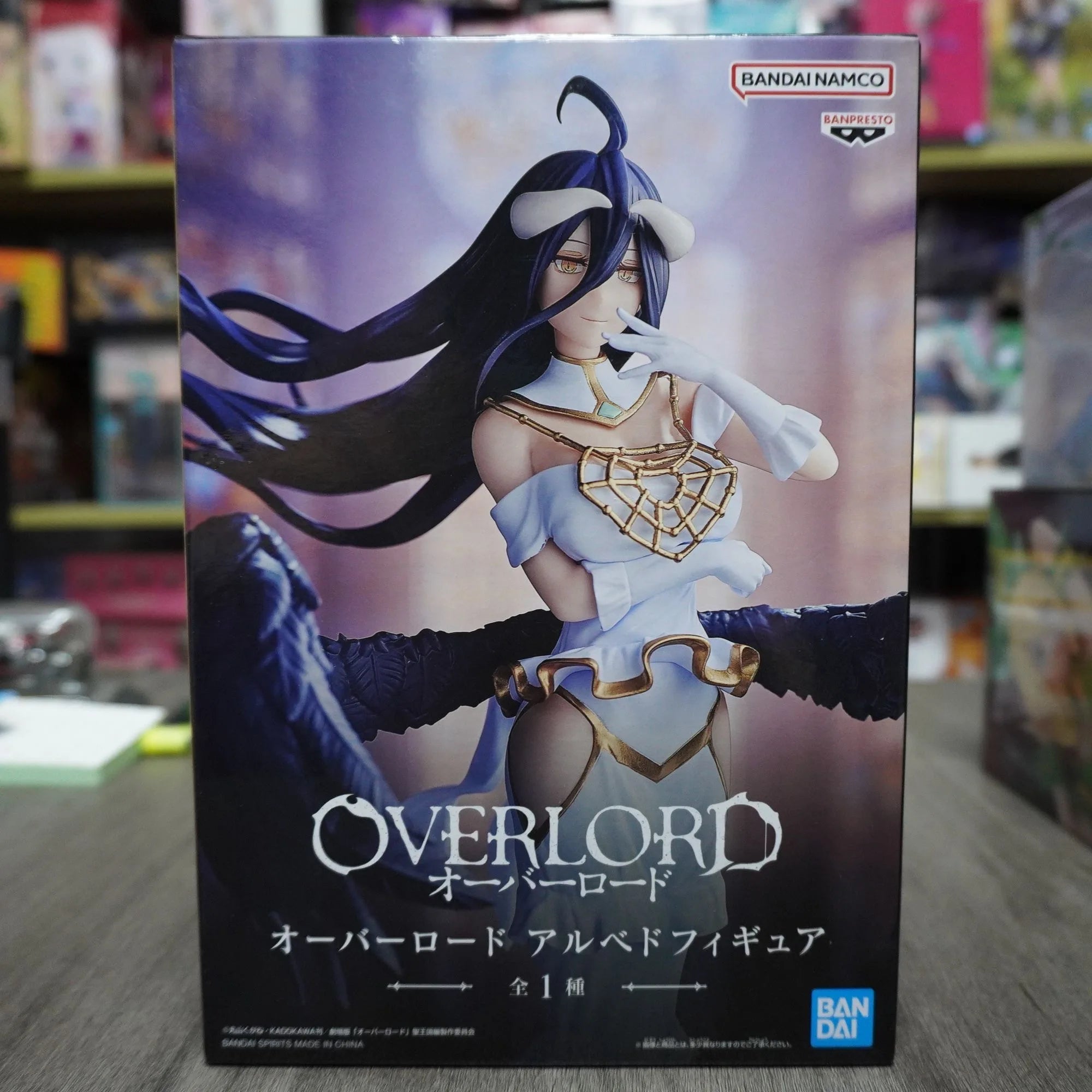 BANDAI NAMCO BANPRESTO Albedo Figure Overlord Anime Action Figures PVC Model Collectible Toys Gifts In Stock Genuine Original