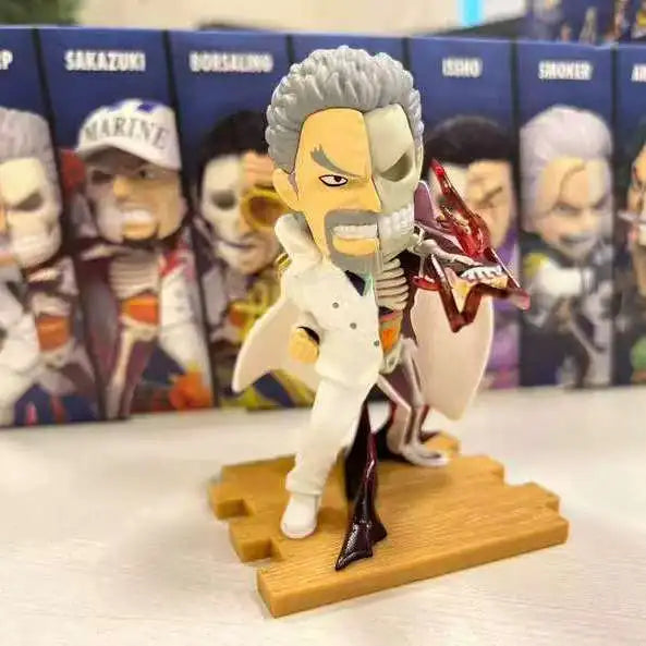 Mightyjaxx One Piece 8th Generation Navy Admiral Authentic Collectible Anime Figure Blind Box Half Dissection Series Trendy Gift