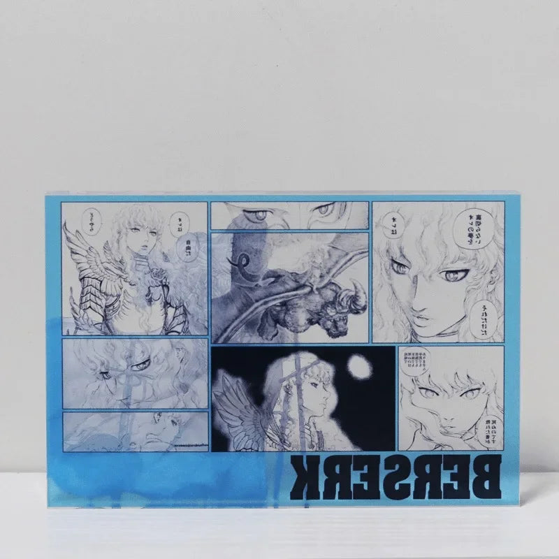 Cartoon Anime berserk Guts Acrylic Brick Transparent Desktop Ornament Decoration Student Hobbie Collection Birthday Gift