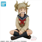 Original Bandai My Hero Academia Cross My Body Himiko Toga The Evil Villains DX Anime Action Figures Toys for Children
