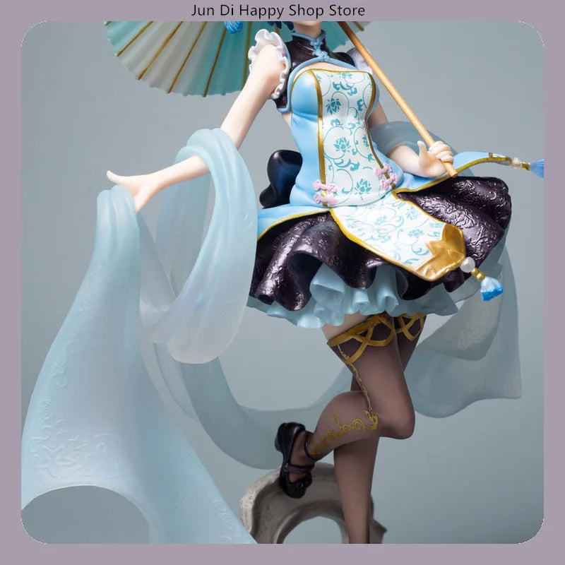 Re:Zero - Starting Life in Another World Rem Lolita Style with Umbrella 28cm Anime Figure Statue Desktop Decoration Gift