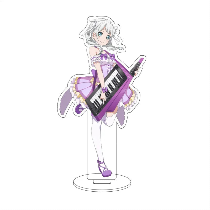 Anime BanG Dream! Acrylic Stand Ornaments Kasumi Toyama Ran Mitake Aya Maruyama Yukina Minato Figure Stand Halloween Gifts