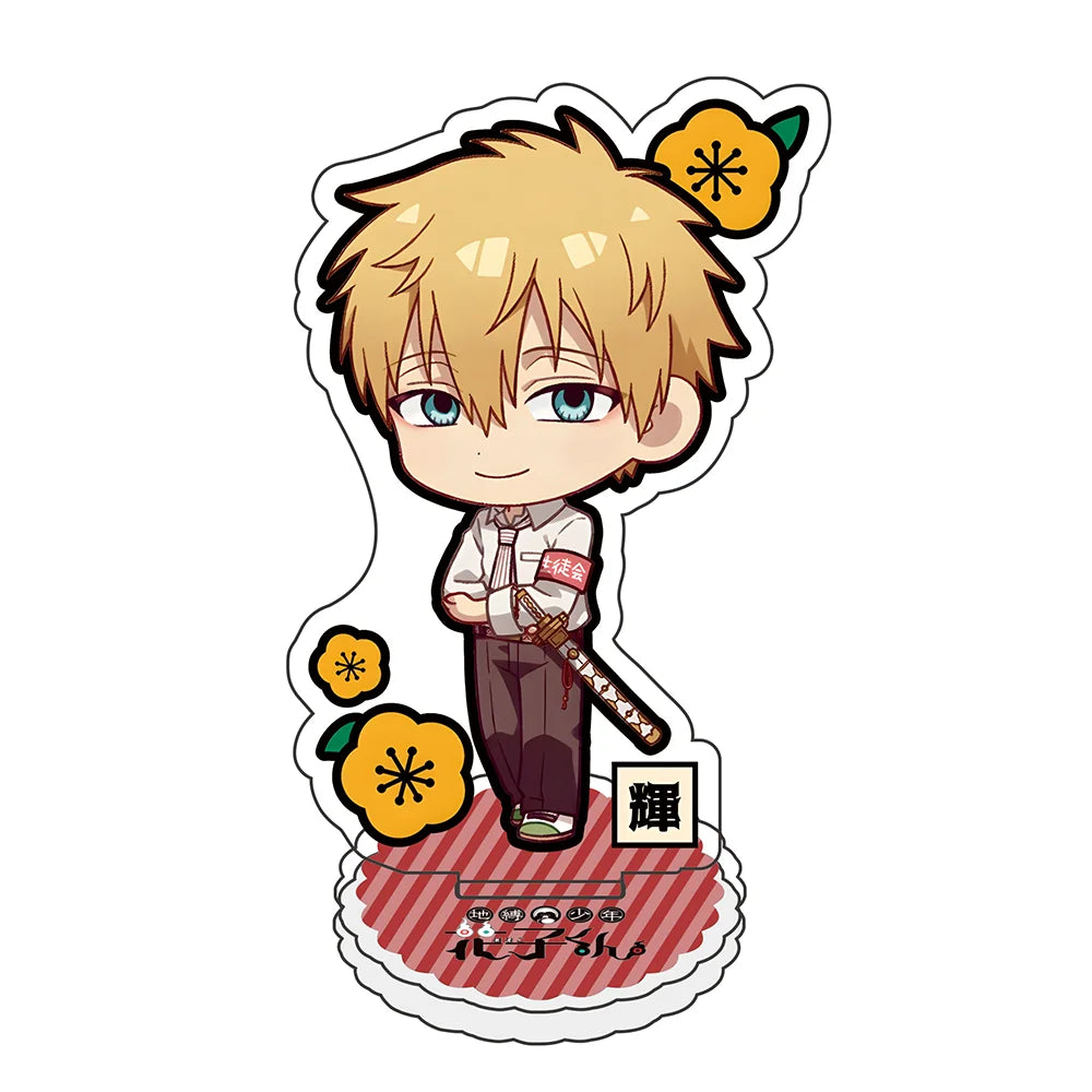 Cute 10Cm 1Pcs Anime Toilet-Bound Hanako-Kun Acrylic Stand Nene Kou Kou Aoi Sakura Figure Stands Model Cute Character Standing S